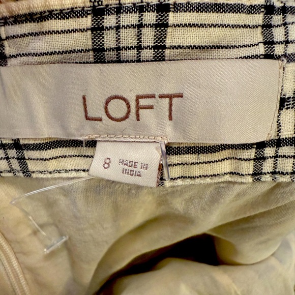 LOFT Plaid Dress - Picture 3 of 6